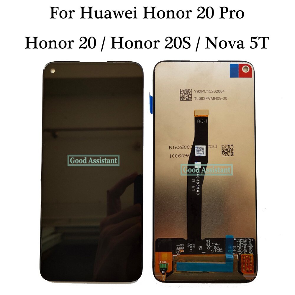 Voor Huawei Honor 20 Pro / Honor 20S Lcd Touch Screen Digitizer Vergadering Vervanging Voor Huawei Honor 20/Voor Nova 5T
