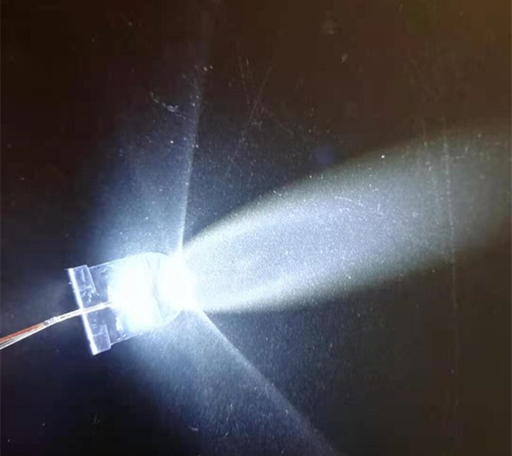 10pcs 10mm Round Top Ultra Super Bright Emitting Diode LED White Red Green Blue Yellow Light Diode Lamp Bulb LED: white