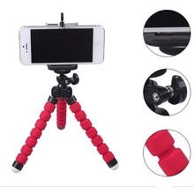 Flexible Sponge Octopus Mini Tripod With Bluetooth Remote Shutter For iPhone mini Camera Tripod Phone Holder clip stand