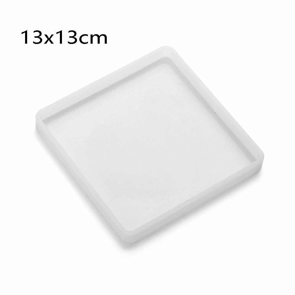 1pc støbeforme til epoxyharpiks til smykker til fremstilling af støbeforme flydende kunst håndværk håndlavet lerværktøj til boligtilbehør: 13 x 13