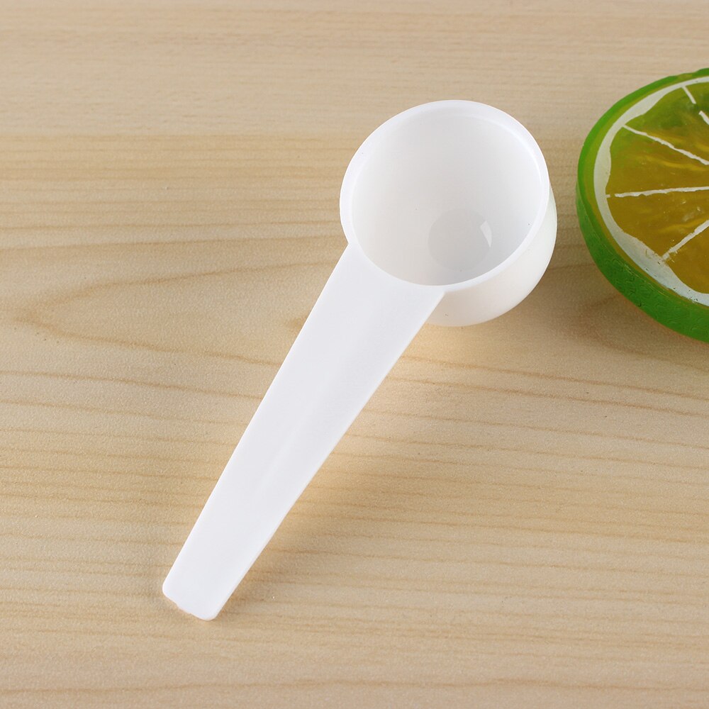 Teaspoon Tablespoon 10 mL Long Handle Scoop for Measuring Coffee, Pet Food, Dry Goods 5pcs/set Plastic Spoons