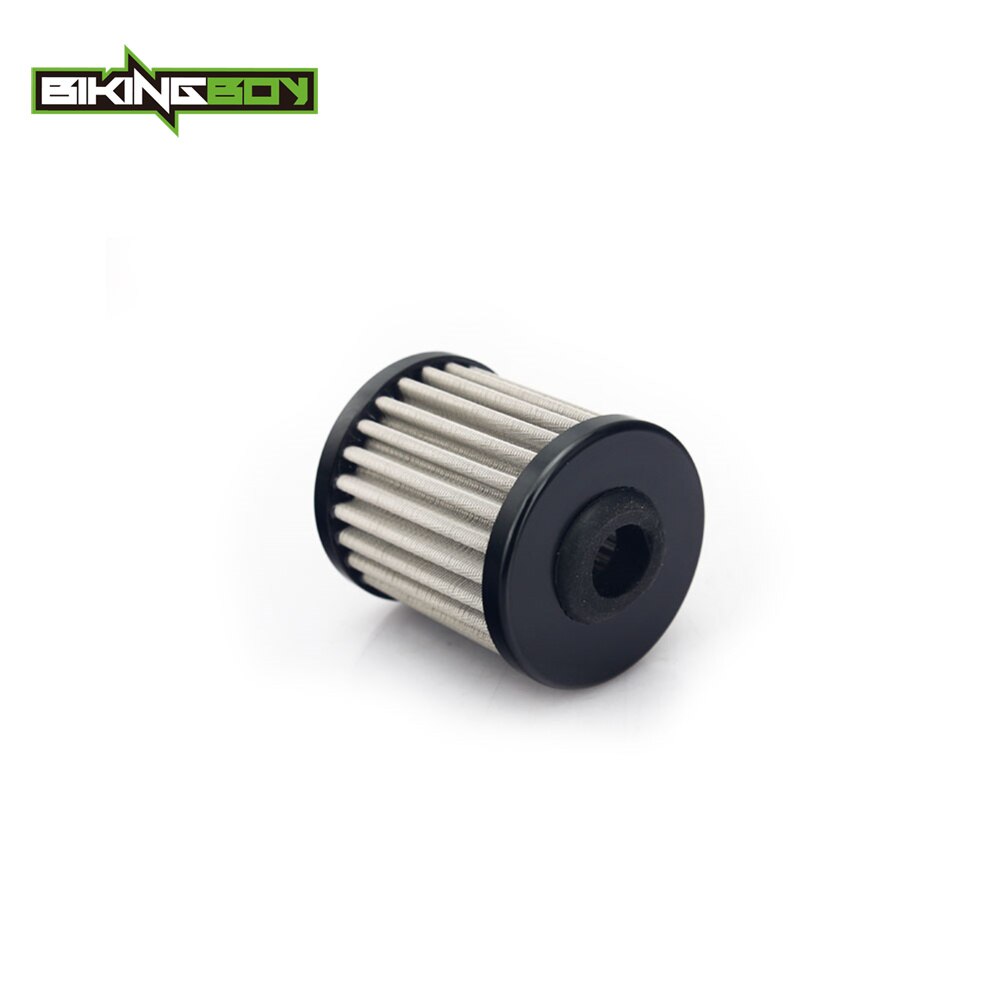BIKINGBOY For Kawasaki KX250F 04-18 05 06 07 08 09 10 KX450F KXF 250 KX-F 450 Reusable Oil Filter Stainless Steel