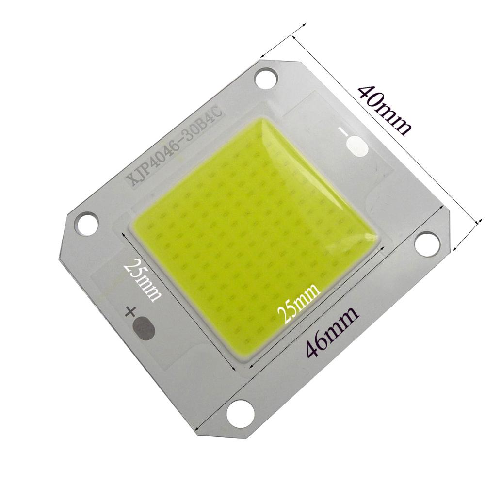 10PCS 50W COB LED Warm white/Neutral White/Cold white 3000K-30000K Full spectrum High Power LED Light DC12V/DC30-32V