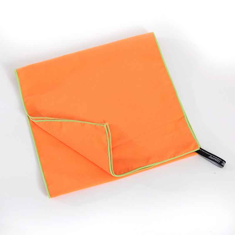Portable Quick Dry Travel Towel Silicone Bag Absorbent Mini Compression Towel Outdoor Running Yoga Fitness Sport Cool Towel: mesh bag orange