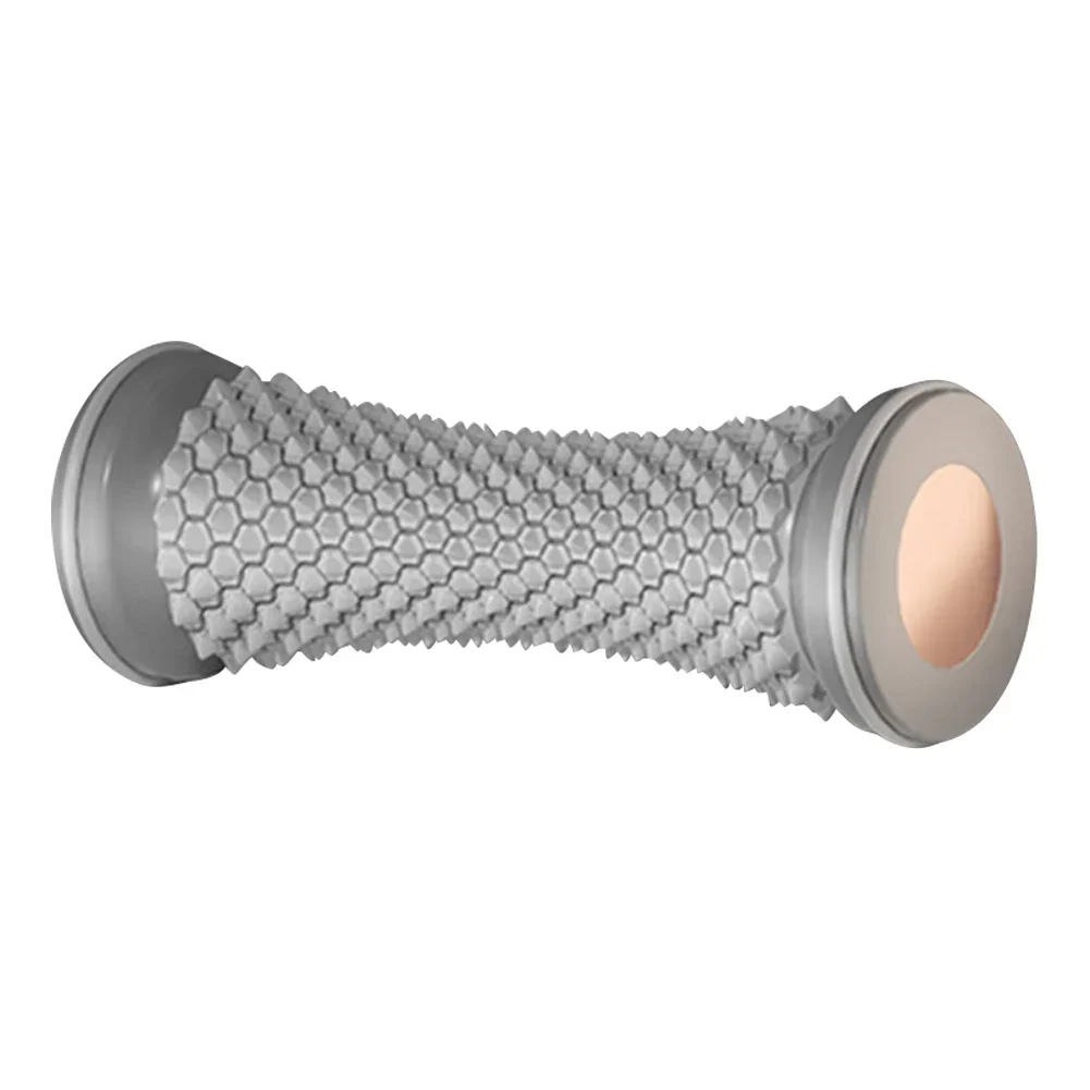 1Pc Voetroller Massager Yoga Fascia Roller Home Fitness Vingerafdrukbord Diepe Spierontspanning Voetmassage Roller: Ivoor