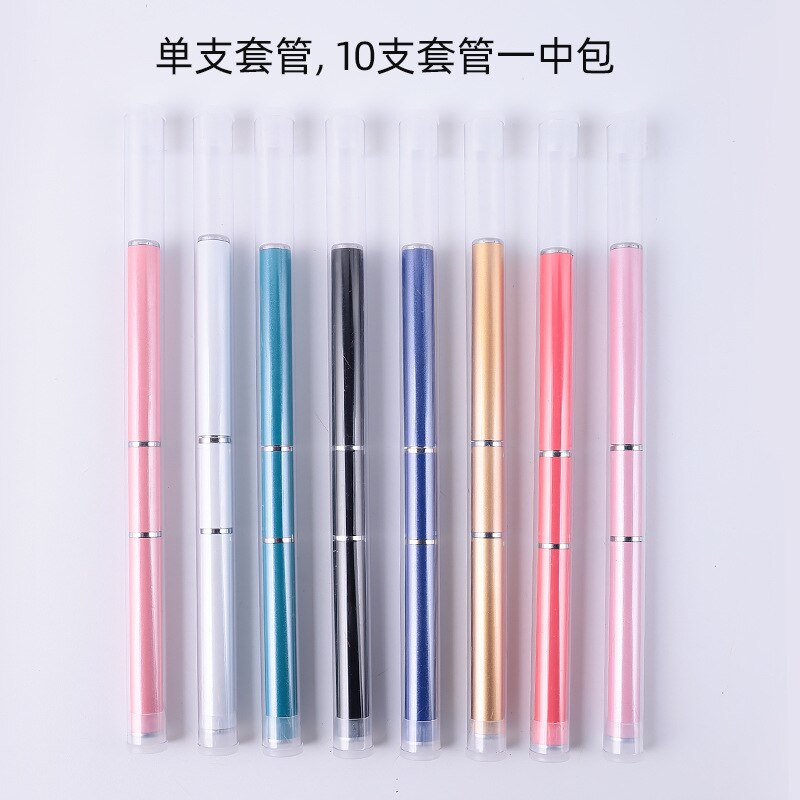 1Pcs Dual Ended Nail Art Acrylic UV Gel Extension Builder Flower Painting Pen Brush UV Gel Remover Spatula Stick Manicure Tool