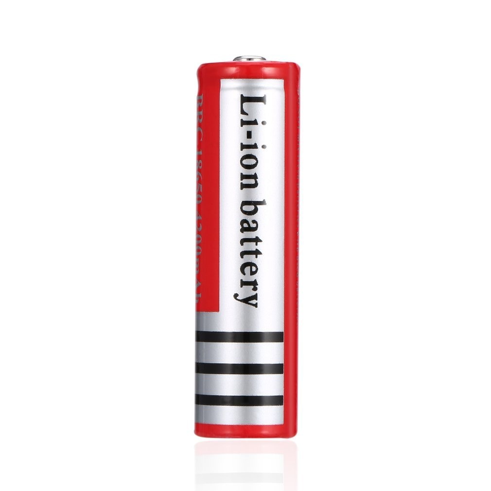18650 batterien 3,7 V 4200mAh 18650 Li-Ion Wiederaufladbare BRC Batterie Lithium-Batteria Rot Digital