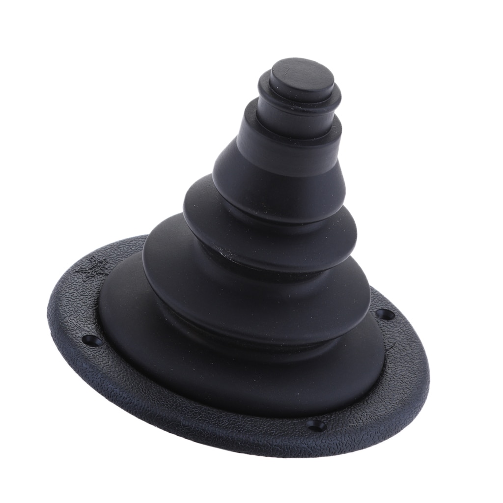 Boat Engine Rigging &Cable Protector Boot Rigging Hole Cover 120x105mm Black