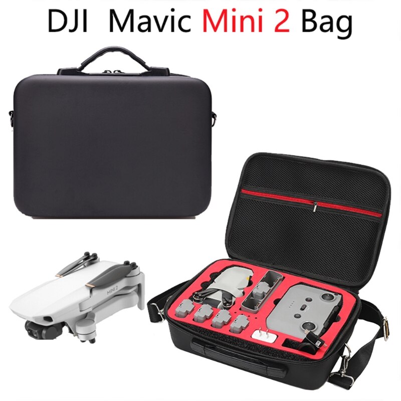 Schokbestendig Waterdicht Pu Opbergtas Reizen Draagtas Beschermende Doos Voor-Dji Mini 2 Drone Accessoires G99B