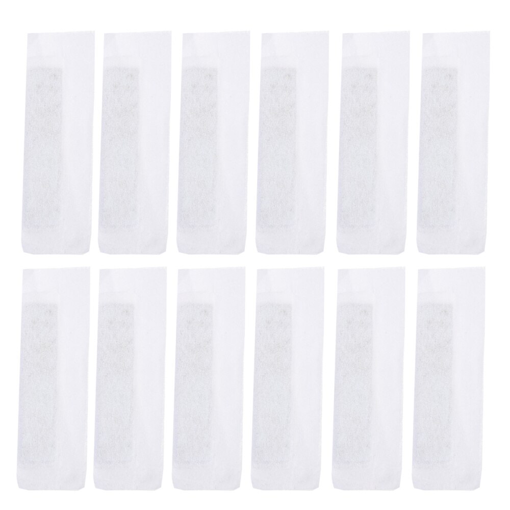 12 PCS 20g Drapery Weights Rectangle Covered Lead Weight for Window Curtain: White 1
