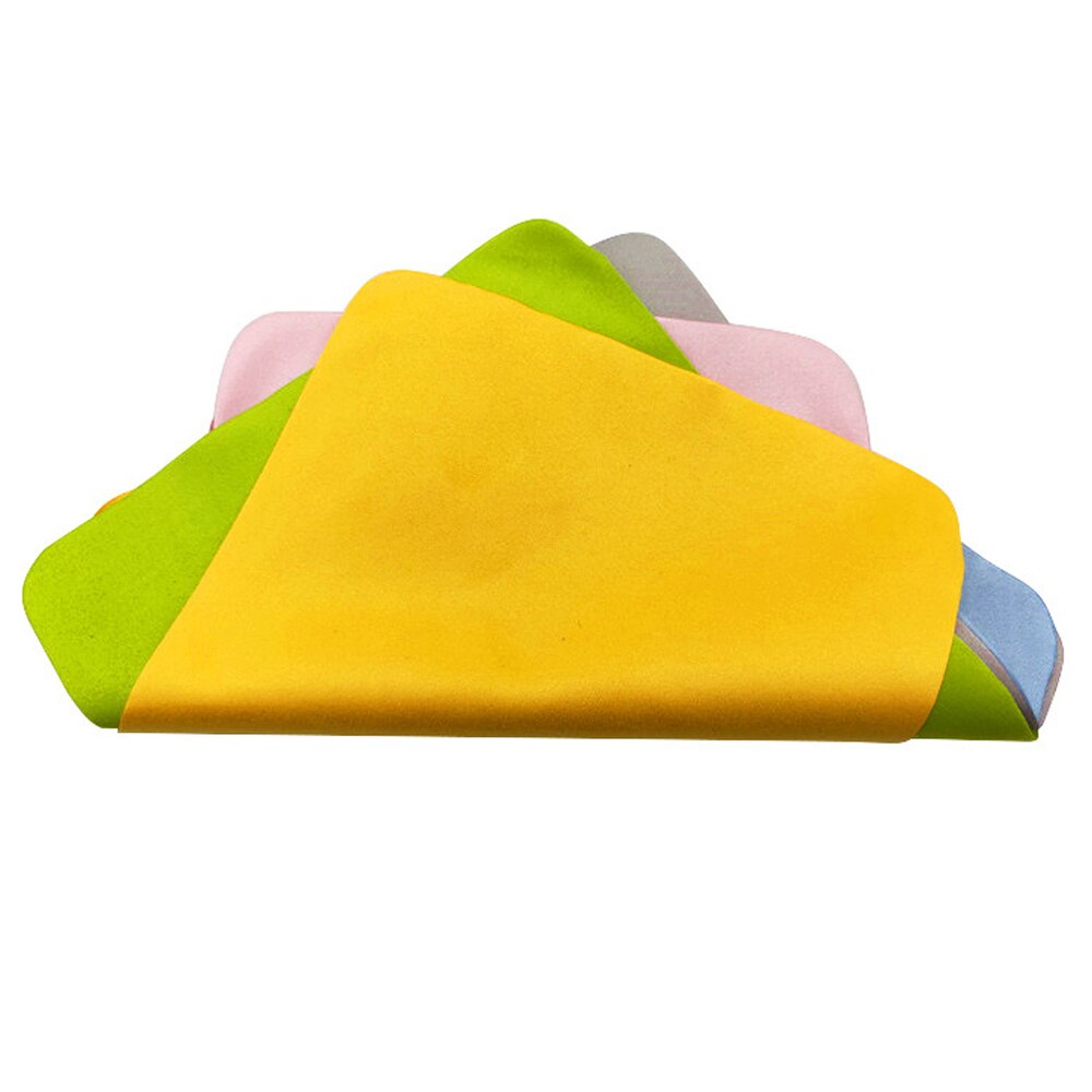 5Pcs Microfiber Cleaning Cloth Duster Scouring Pad Soft Cloth Wash Towel Napkin Glasses Wipe for Phone Screen Lens Glasses