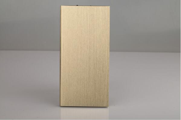 potenza Banca 20000mAh sottile USB Powerbank caricabatterie esterno per telefono portatile di grande capacità per iphone Samsung S8 S9: Oro