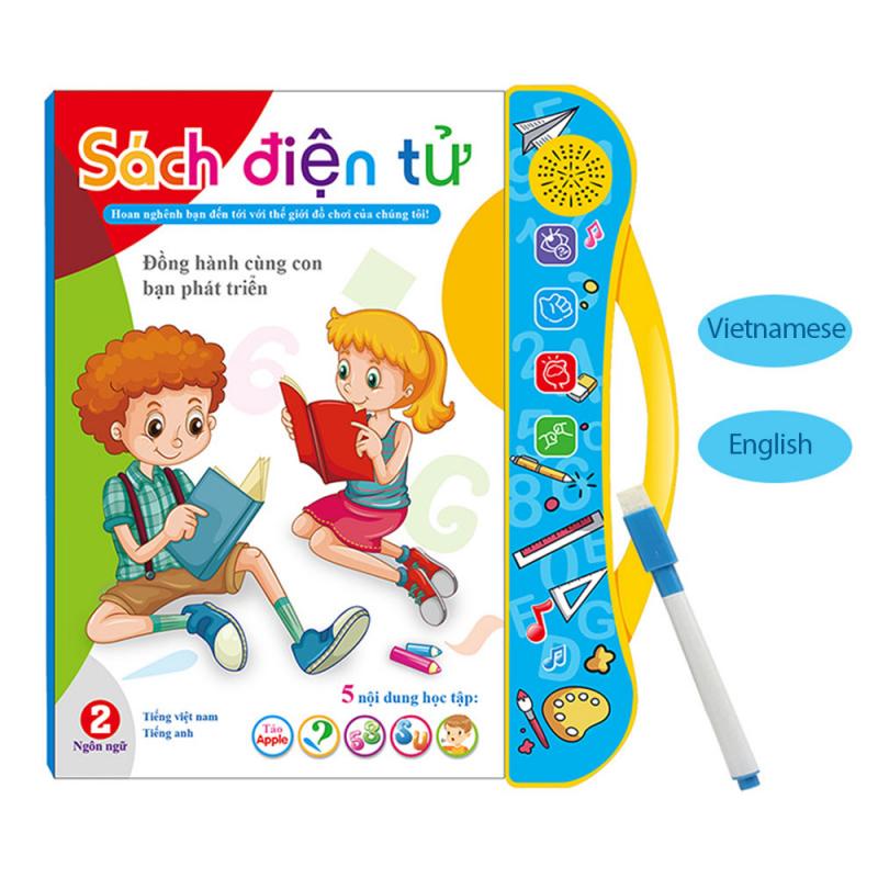 Vietnamese/Arabic English Point Reading Children&#39;s Toys Intelligent Early Learning Learning Machine EBook With Smart Logic Pen: 01