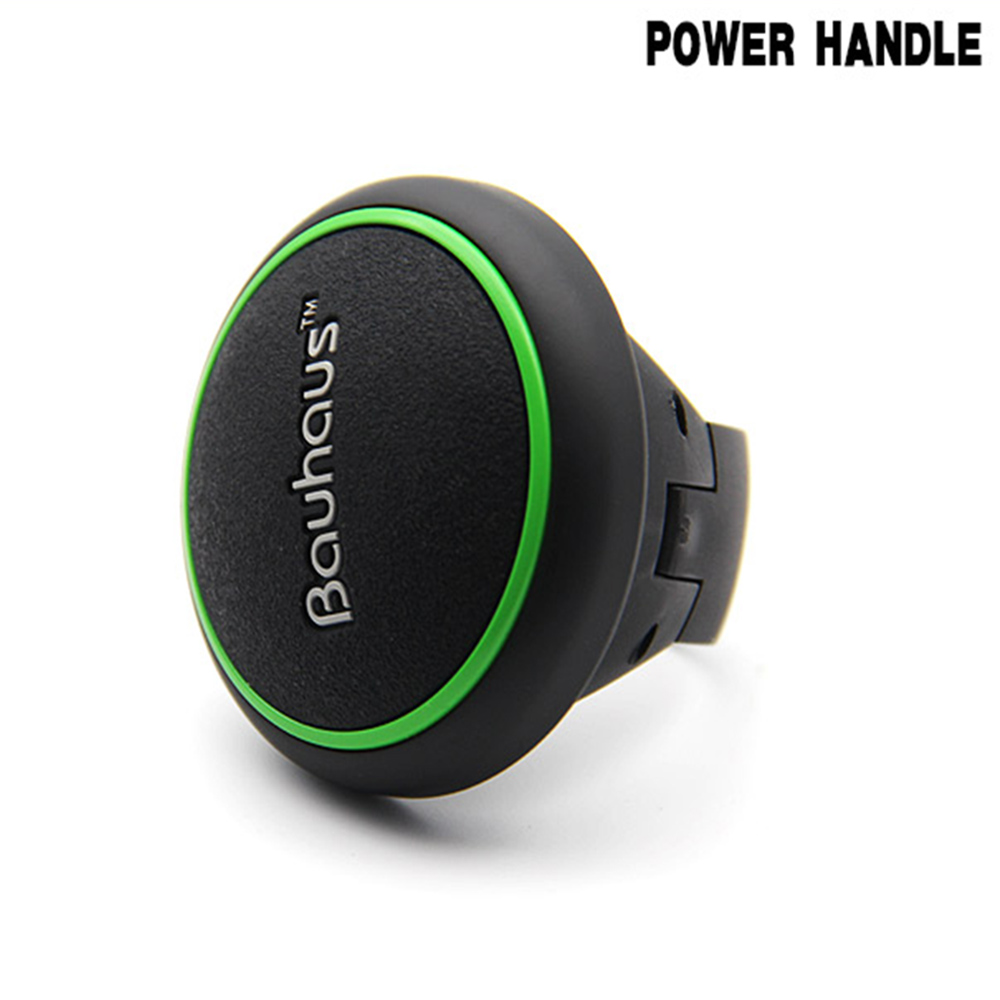 Universele Auto Stuurwiel Booster ABS siliconen Assist In Rolling Handvat Controle Spinner Teering Wheel Knop Handvat Booster: Army Green