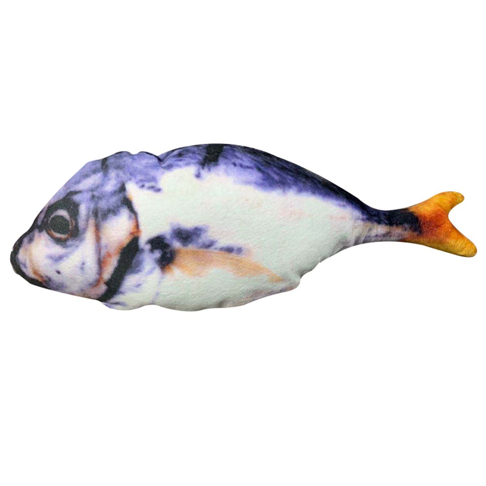 Cat Electric Wagging Fish Toy Chew Resistant Realistic Simulation Fish Plush Stuffed Toy Best Price: USB 5