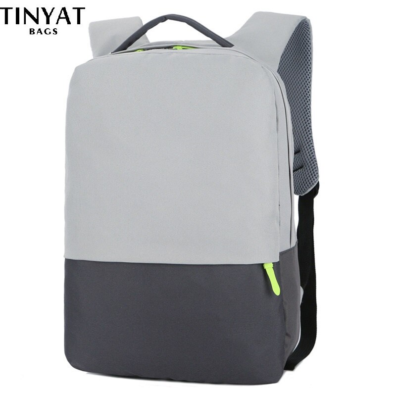 TINYAT hommes école sac à dos pour adolescents 15 pouces hommes sac à dos pour ordinateur portable femmes voyage sac à dos étudiants imperméable voyage Mochila 710