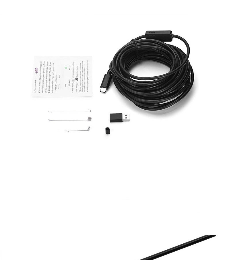 Tipo-C Android 5,5/7mm HD Industrial endoscopio Auto de cámaras de endoscopio impermeable sonda