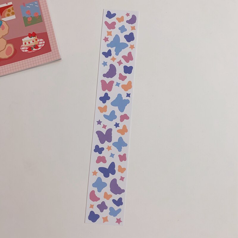 Pegatinas de cinta coloridas y creativas, bricolaje, álbum de recortes, diario, feliz plan, para teléfono móvil, pegatinas decorativas: C 1sheet 1bag