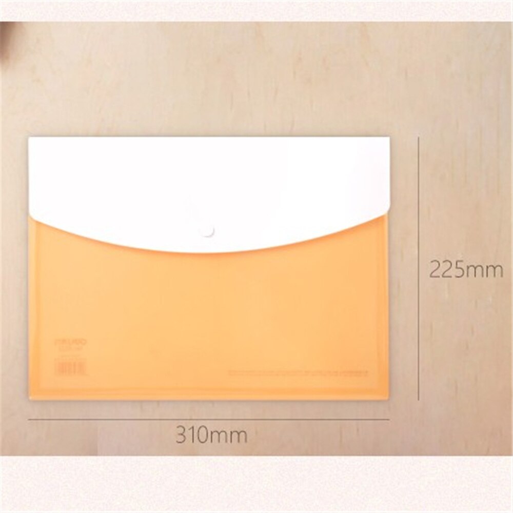 5pcs/Pack A4 Size File Folder Organ Bag A4 Organizer Paper Holder Document Folder Office School Supplies