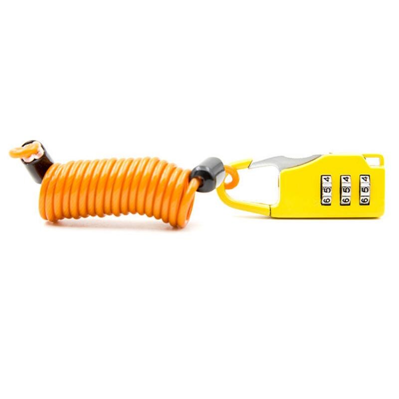 Fietsslot Helm Draad Touw Code Lock Fiets Veiligheidsslot Fiets Apparatuur Mtb Anti-Diefstal Slot Mountainbike Draad touw Padl