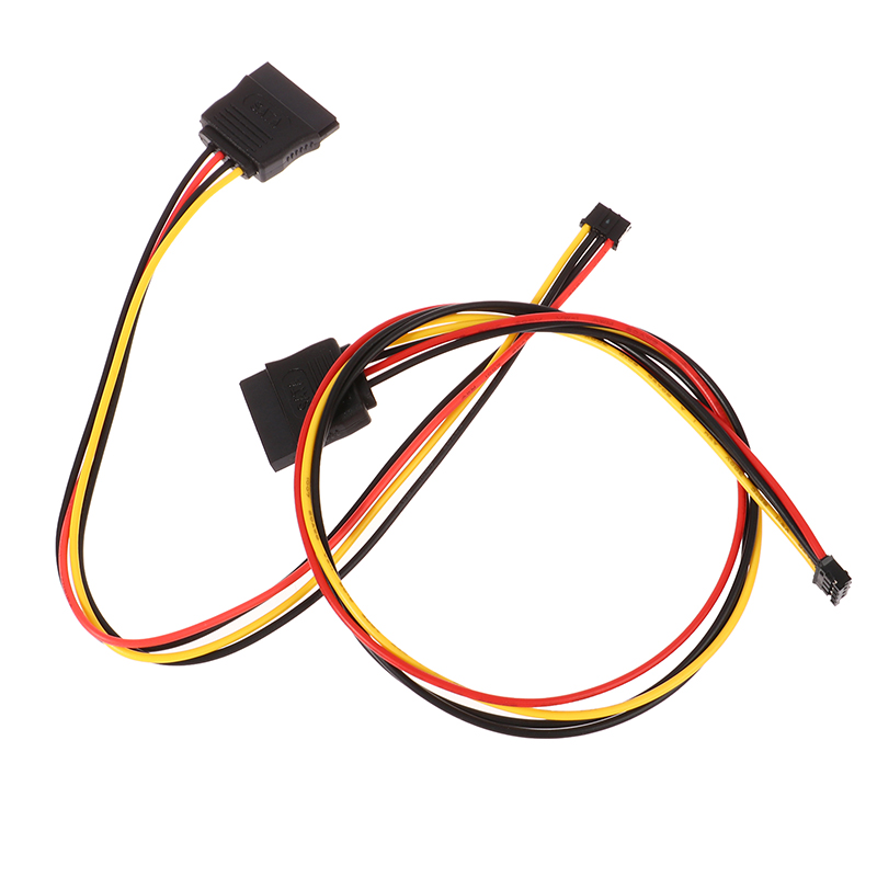 Cable de fuente de alimentación HDD SATA de tipo pequeño a 15 Pines, PH 2,0mm, 4 pines, 20AWG, para Industrial, todo en uno, HD Mini 5V, 12V
