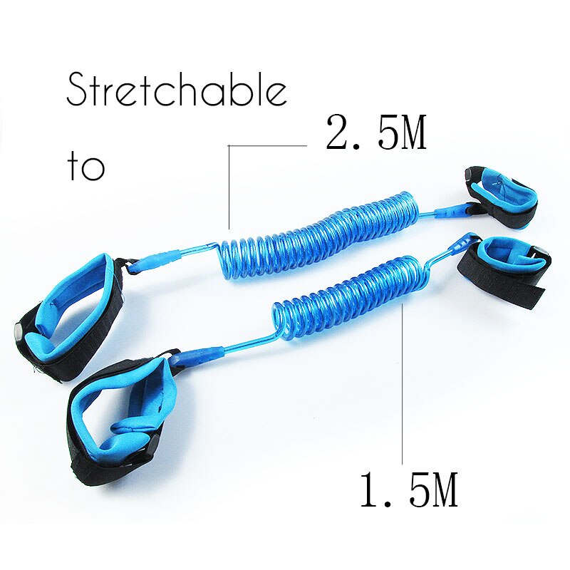 Kids Safety Stretchy Harness Adjustable Children Leash Anti-lost Wrist Link Traction Rope Baby Walker Elastic Wristband