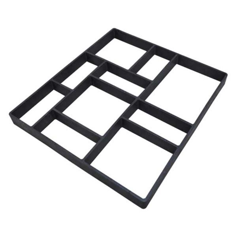 DIY Plastic Pavement Brick Concrete Stepping Stone Cement Mould Paving Road Mold M68E: 5AC304588-F