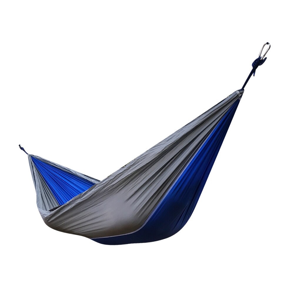Hamaca de Camping de Nylon de paracaídas portátil ligera de 2 personas para mochilero, viaje, playa, patio 8,86 pies (L) x 4,6 pies (W)