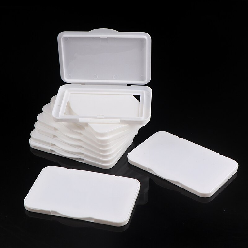 10 pcs Baby Wipes Lid Baby Wipes Cover Portable Child Wet Tissues Mobile Box Lid Reusable Wet Paper Tissues Cover（No glue