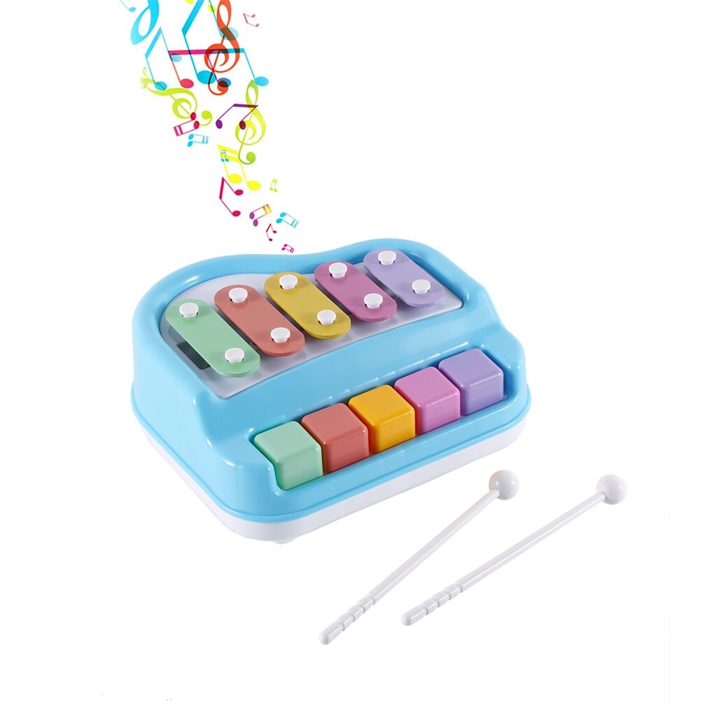 Baby Kids Musical Speelgoed Educatief Piano Muziek Speelgoed Met Twee Piano Sticks Ontwikkelen Een Gevoel Van Ritme En Timing 2 kleuren Voor Kid