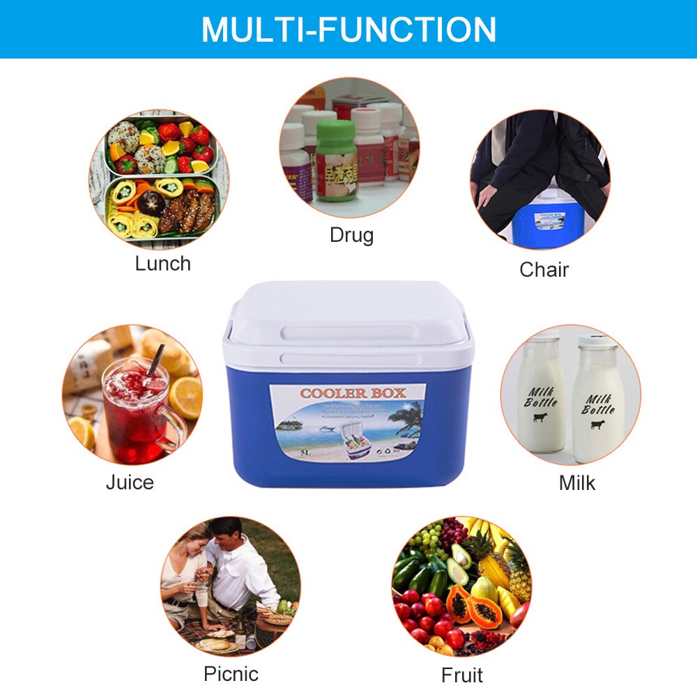 Outdoor Incubator Portable Food Storage Box Car Cold Box Fishing Box Cooler Fridge Box For Travel