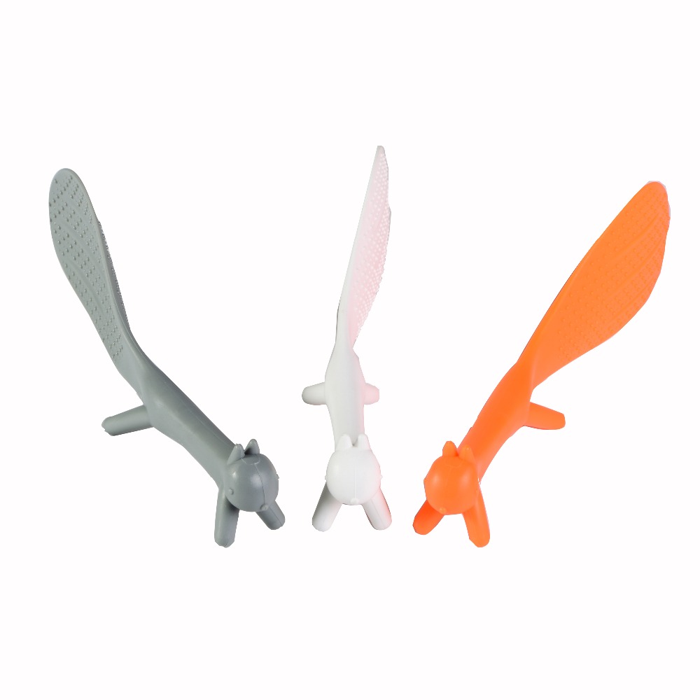 1-3PCS Useful Kitchen Tool Korean Cute Lovely Kitchen Supplie Squirrel Shaped Ladle Non Stick Rice Paddle Meal Spoon