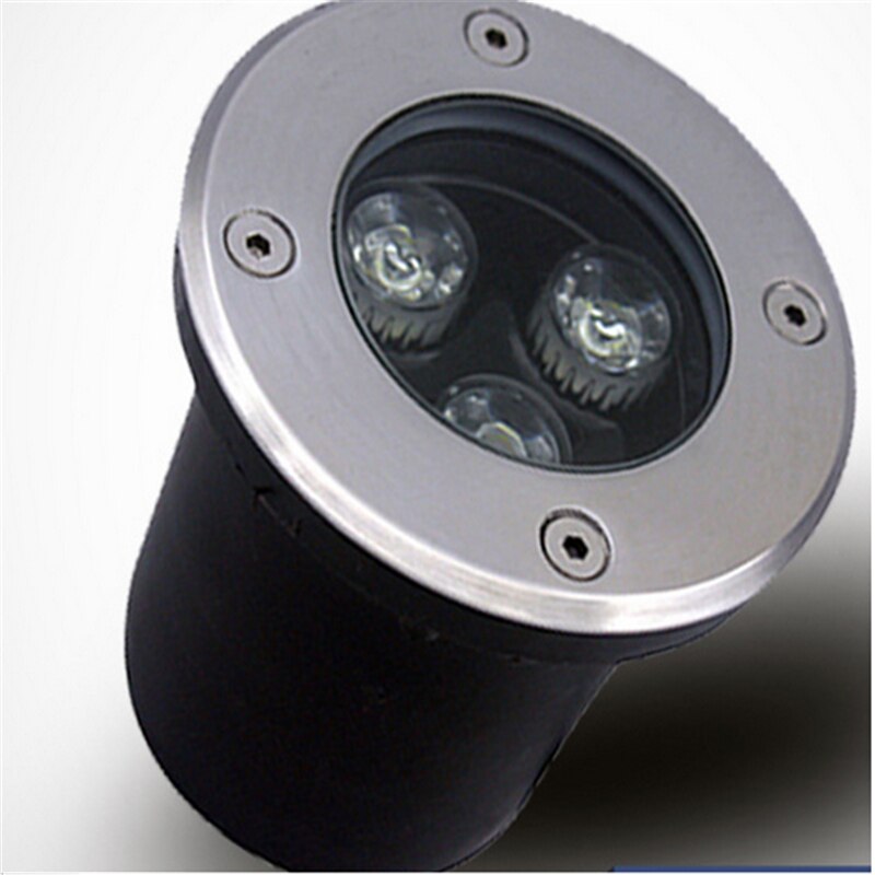 3W LED underground light ,100mm 85-265Vac input IP67 stainless steel led built in lamp ,outdoor waterproof inground spot light
