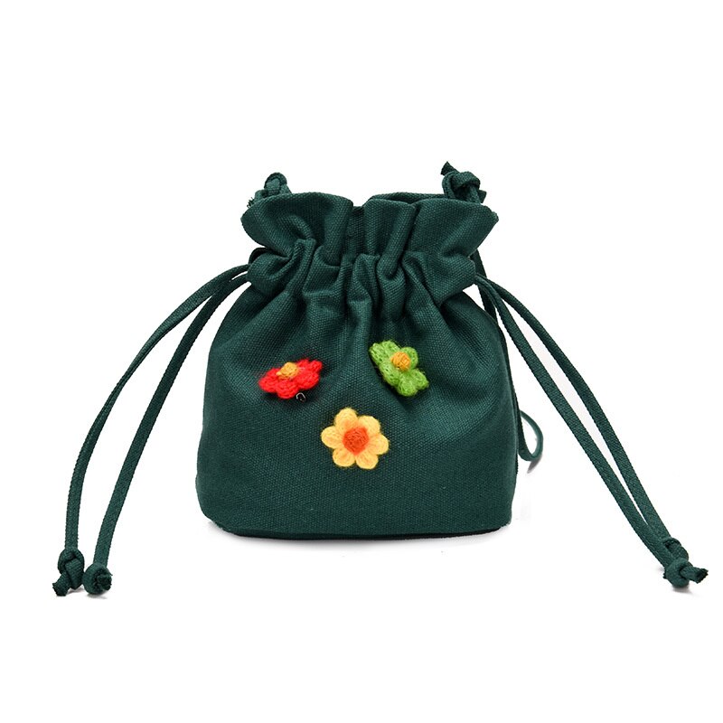 Verse Slung Canvas Tas Eenvoudige Op De Kleine Tas Vrouwelijke Buitenlandse Meisje Schoudertas