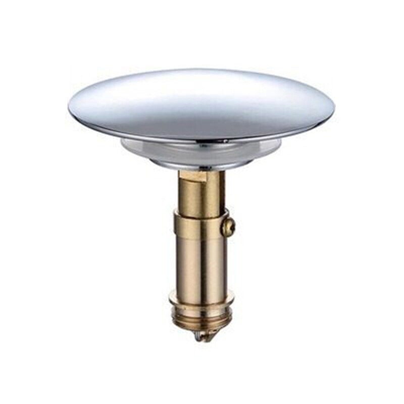 Chrome Easy Up Basin Waste Bathroom Basin Up Drain Sink Push Button Click Clack Plug Bolt Bath Accessories ^o^: 66mm Click and Bolt