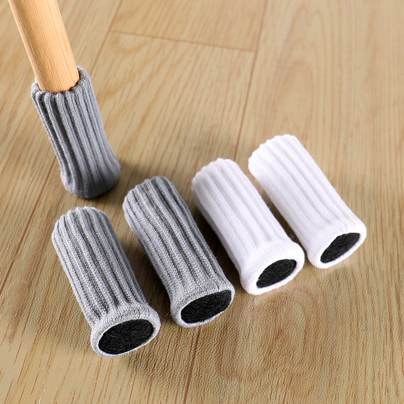 24 stuks meubelvoeten gebreide beschermers stoelpoten vloer antislipkussens tafelpoten sokken voor vloerbeschermers stoelkussens hoezen