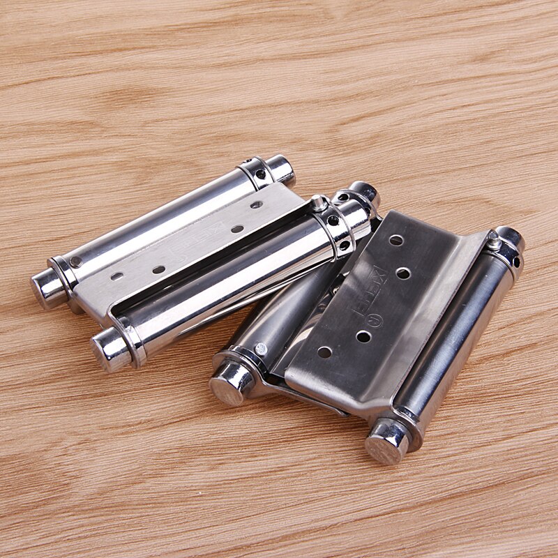 2Pcs 3\" Inch Stainless Steel Double Action Spring Hinge Saloon Cafe Door Swing