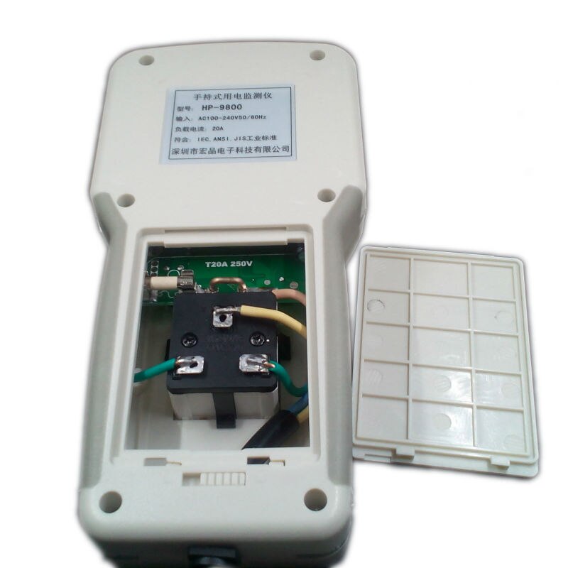 Digital Electric Power Energy Meter Tester Monitor Watt Meter Analyzer energy saving lamps tester HP9800 Frequency Meters