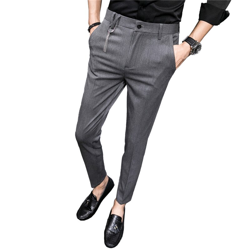 Lente en herfst tiener heren pantalon slanke herenbroek herfstbroek heren 28 29 30 31 32 33 34 36