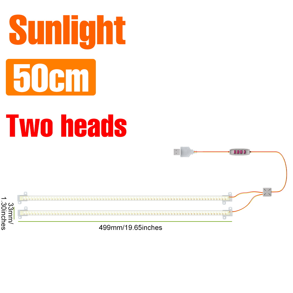 LED Zimmerpflanze Wachsen Streifen Lichter Volle Spektrum zeitliche Koordinierung 4H/8H/12H Auto an/aus Blume Sukkulenten Topf Pflanzen Anbau Lampe DC5V