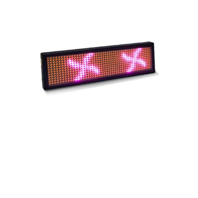 Bluetooth LED Name Abzeichen Preis Tag Restaurant Shop Ausstellung Nacht Club Hotel Digitale WILLKOMMEN Signage Led Abzeichen Clip Insignia: USB Pink