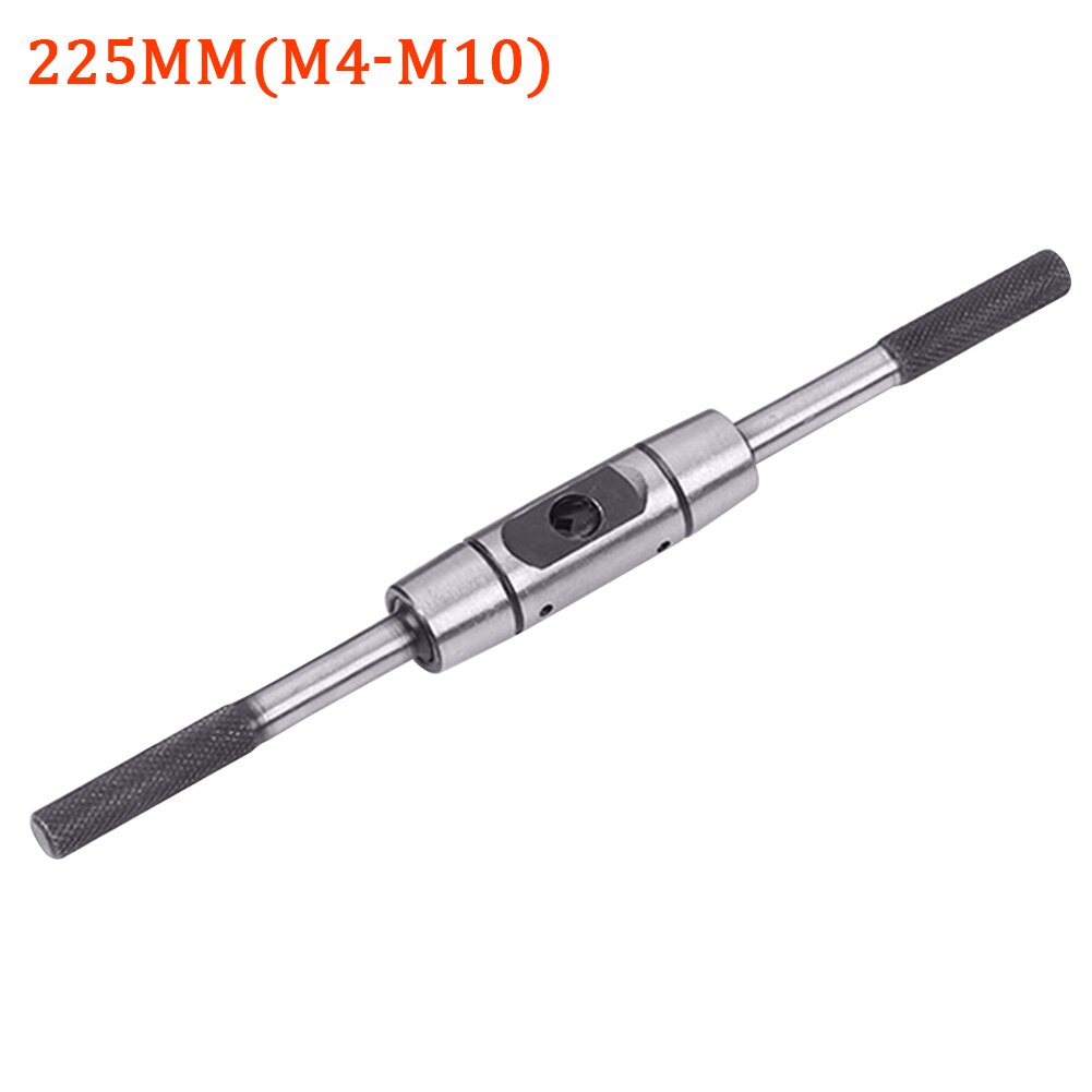 Portable Steel Manual Metric Tool Hand Hinge Tap Wrench Auto Repair Round Die Holder European Style Threading Machinery Tapping: 225mm(M4-M10)