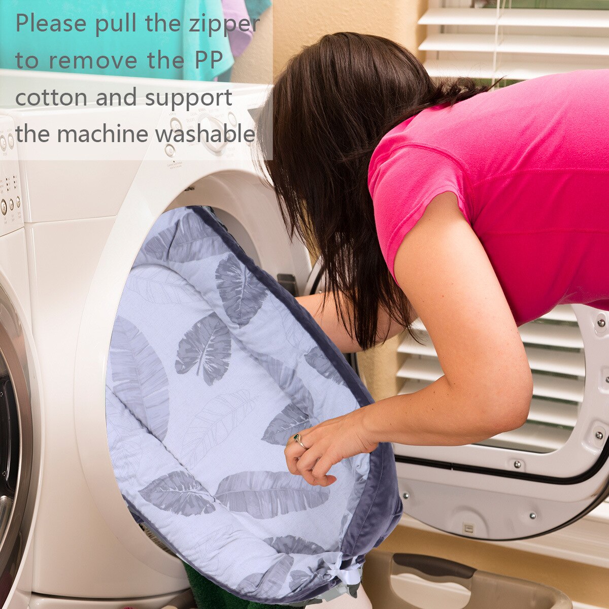 American Cotton Baby Nest Portable Removable and Washable Baby Cot Bionic Bed of Uterus Baby Crib Kids Bed 80*50cm