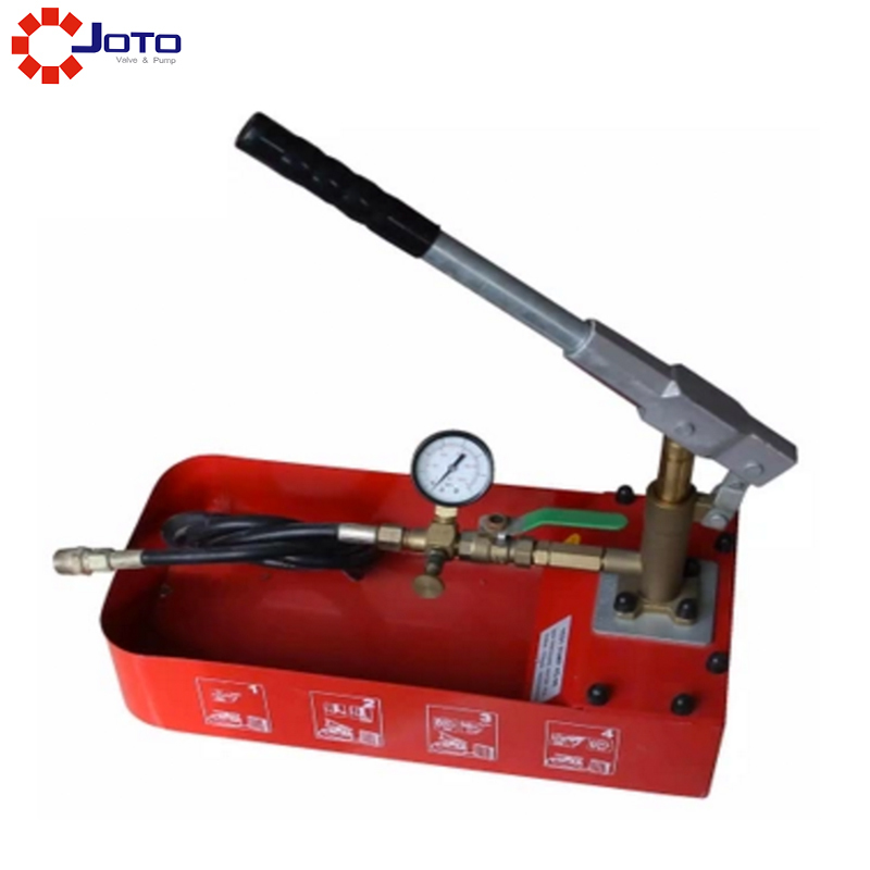 Red 50kg Manual Pressure Test Pump with PPR Pe Pipeline