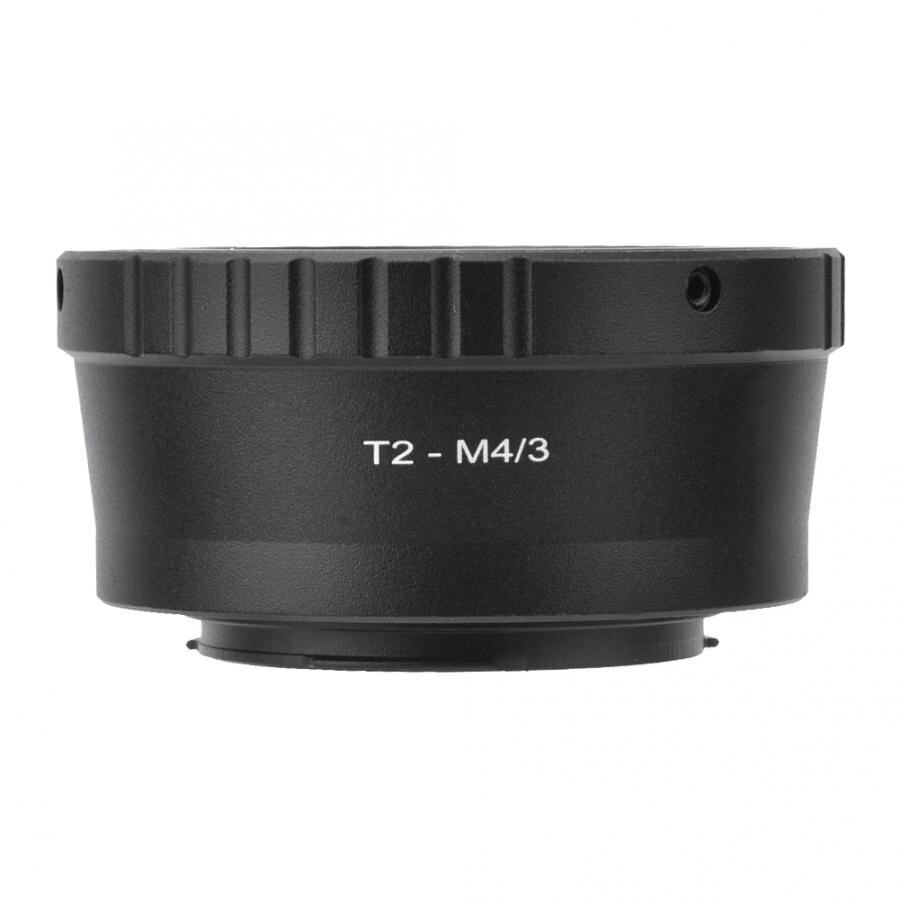 Lens Houder T2-M4/3 Zwarte Aluminium Adapter Ring Voor T2 Mount Telescoop Voor Olympus M4/3 mount Mirrorless Camera 'S