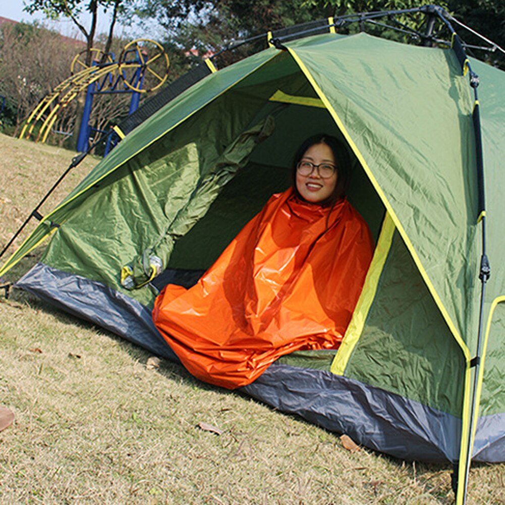 Ultra-Dunne Aluminium Film Slaapzak Outdoor Koude-Proof Dubbele Persoon Ehbo Tent Isolatie Deken Voor Emergency camping