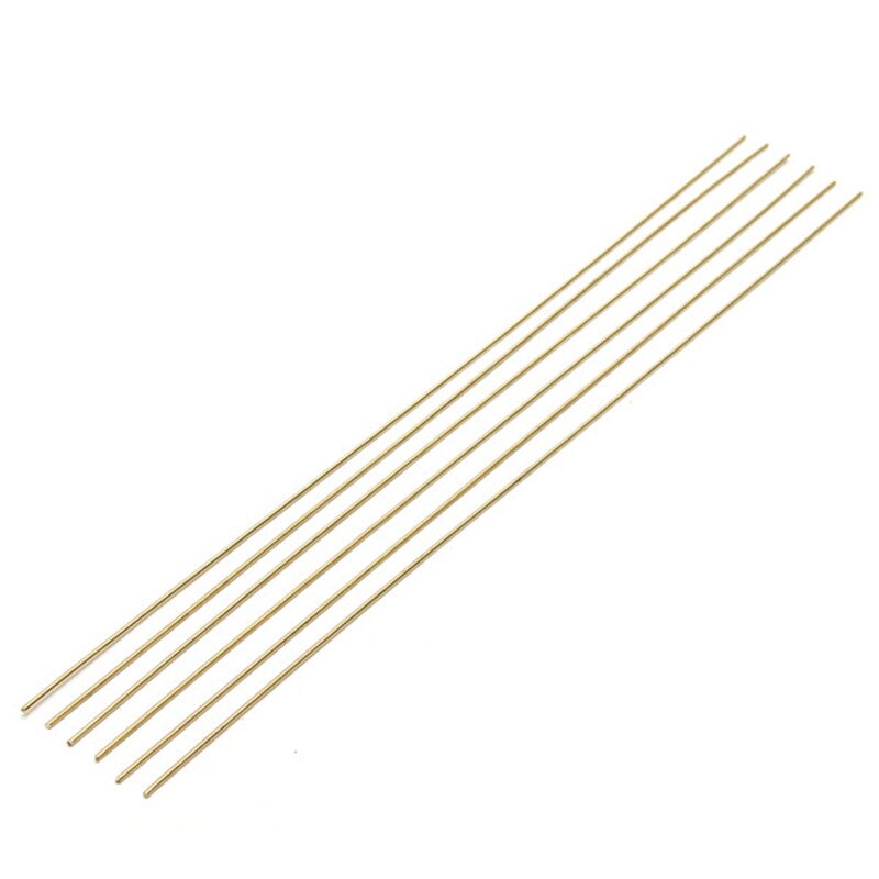 6 stk/sæt messing  hs221 svejsestænger 1.6mm x 333mm platin smykker svejseværktøj messing lodde stænger