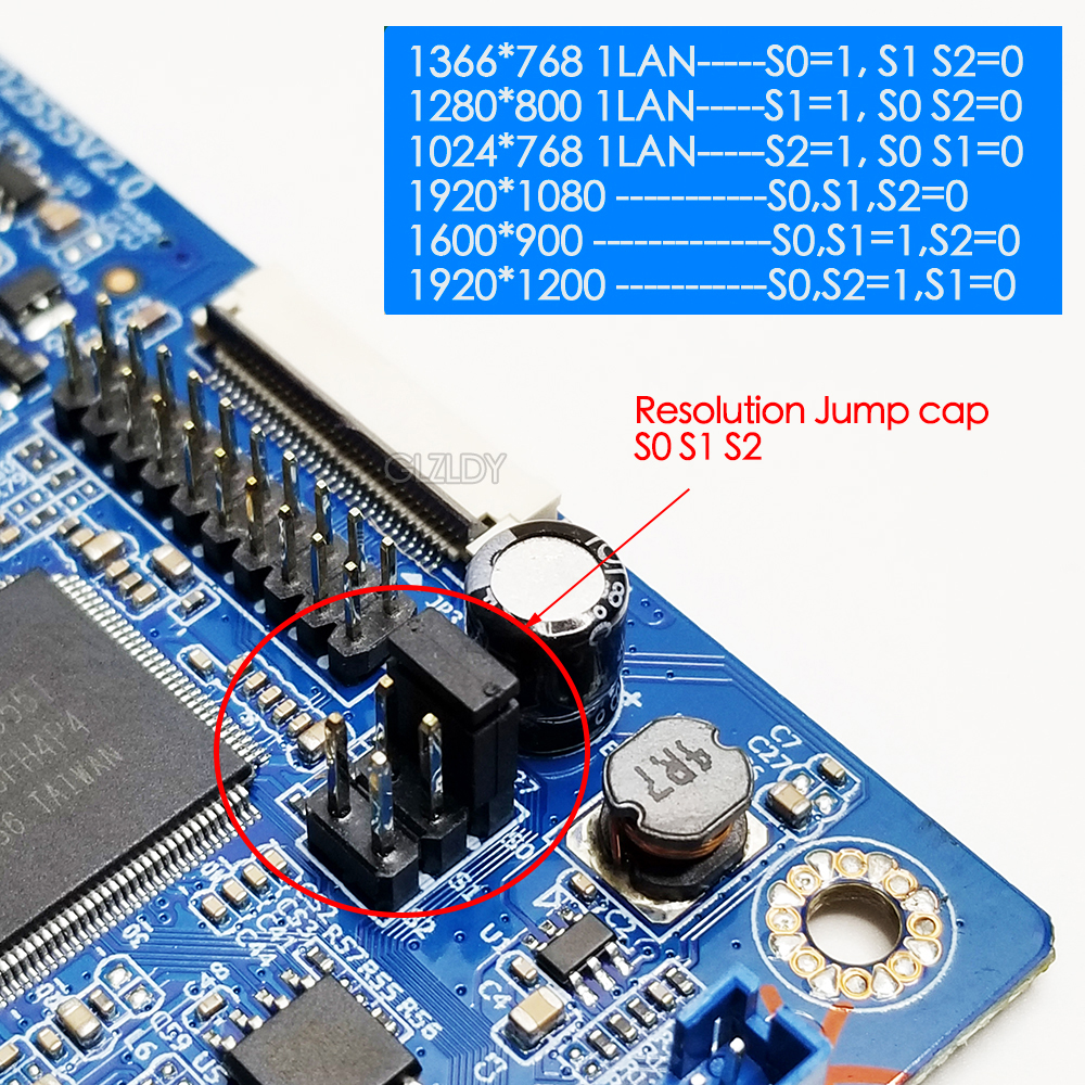 Rtd 2555 program gratis jump cap 30p edp lcd driverkort hdmi lyd led-skjerm driverkortsett kontroller 1366 x 768 1920*1080