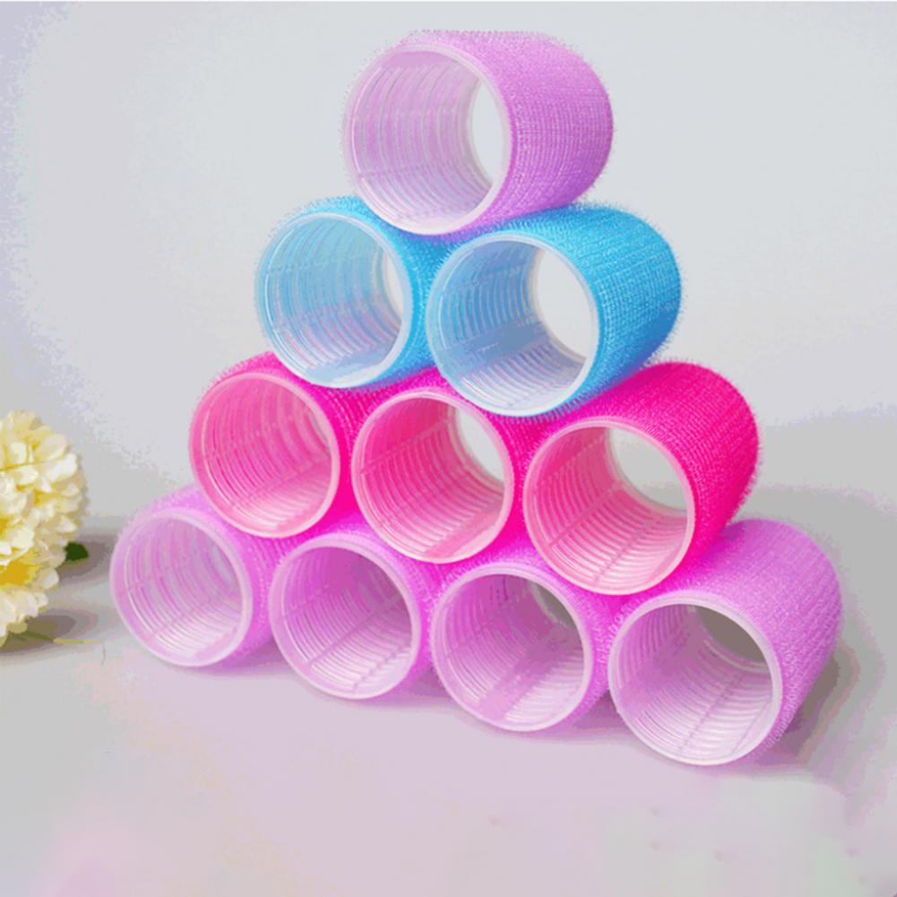 Hair Roller Home Use DIY Magic Large Self-Adhesive Natural Stuckless PP Salon Hairdressing Curlers Beauty Tool for Women