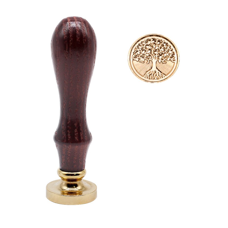 Stamp -stamp Stamp -craft Decoration Plants Of Wedding Wax Seal -seal Seal Seal Of Latvian Harvest Seal Of The Tree Of Life: Tree